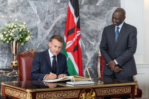 Macron Meets Ruto in Nairobi Ahead of Africa Summit Focused on cross border Investment and Africa–Europe Relations